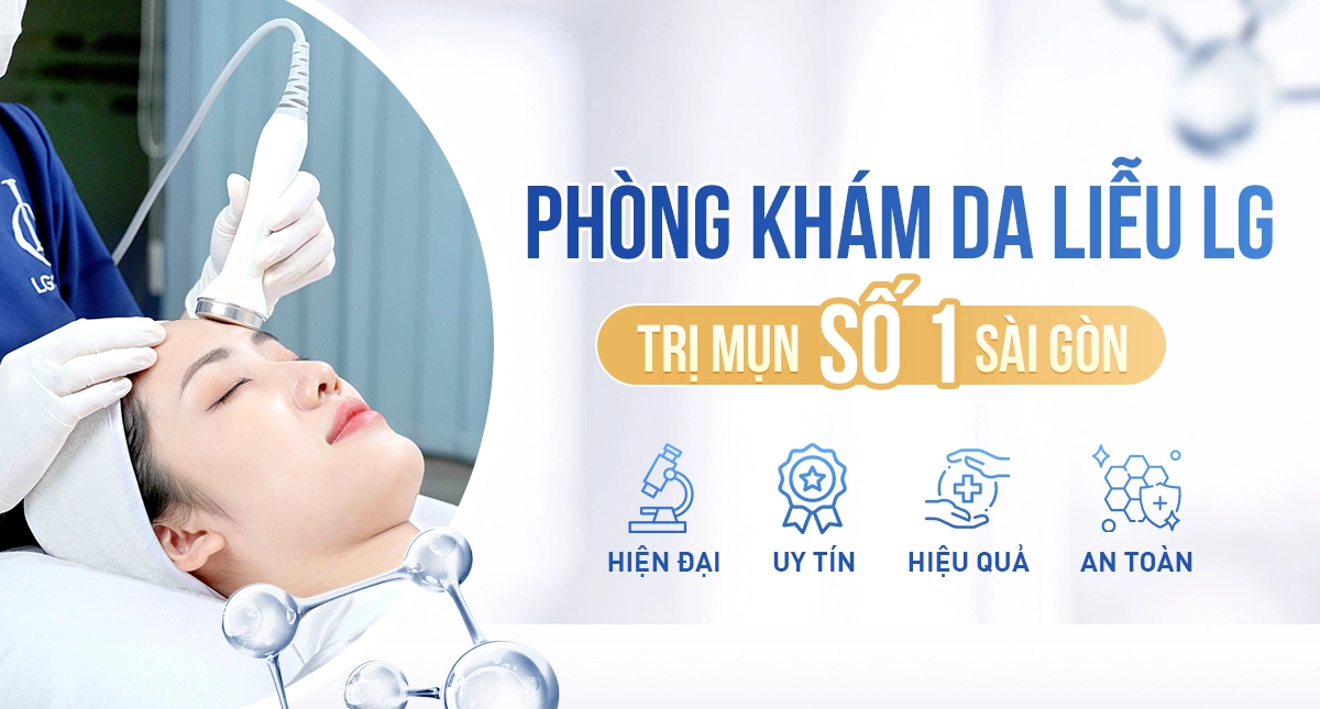 banner phòng khám da liễu lg