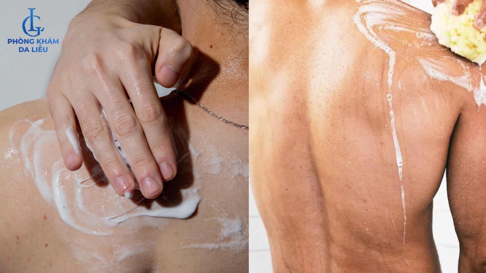 vệ sinh vùng lưng đúng cách