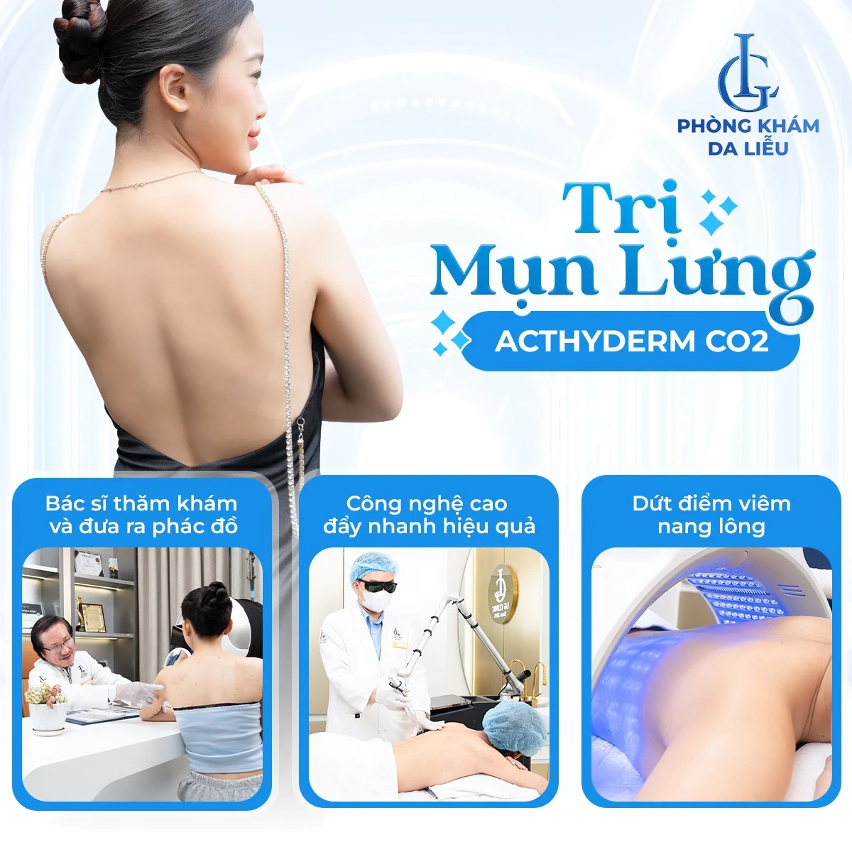 phòng khám trị mụn lưng
