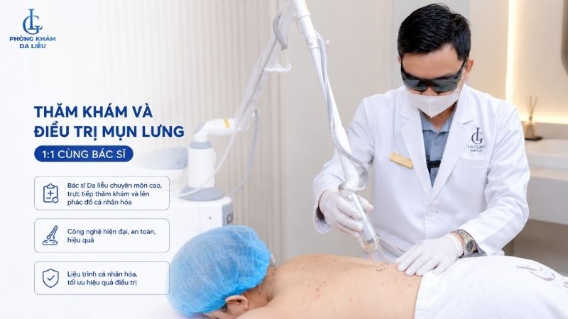 Đặt lịch tư vấn trị mụn lưng