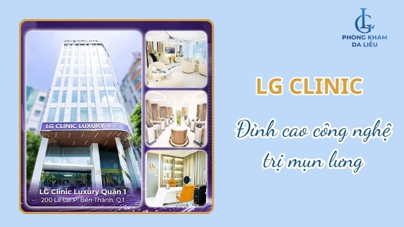 thẩm mỹ viện trị mụn lưng lg clinic