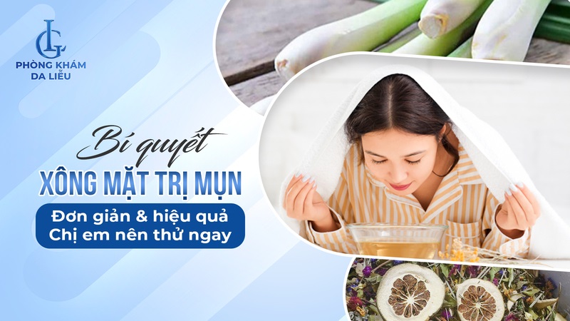 xông mặt trị mụn​