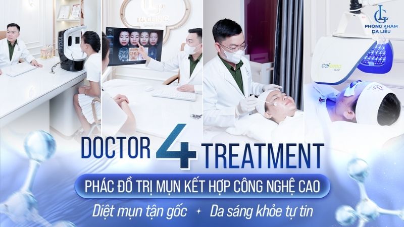 Phòng khám Da liễu LG Clinic trị mụn quận Tân Bình
