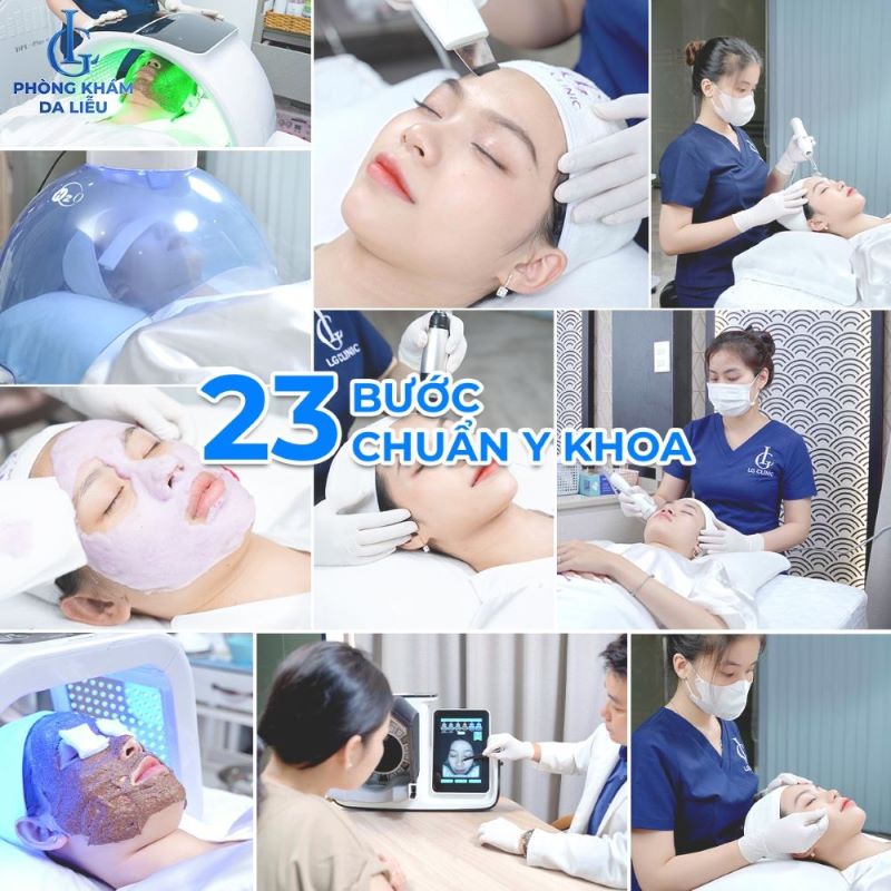 23 bước trị mụn bọc mủ tại Phòng khám Da liễu LG
