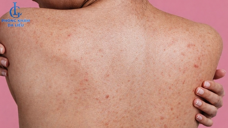 cách trị mụn ẩn ở lưng