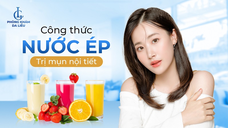 nước ép trị mụn nội tiết