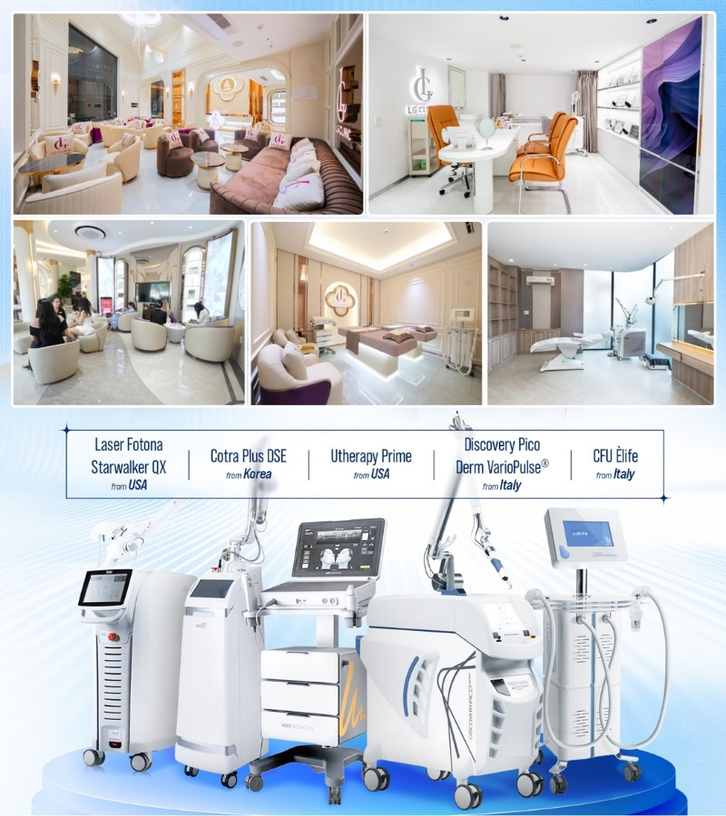 công nghệ điều trị mụn lưng tại phòng khám da liễu lg