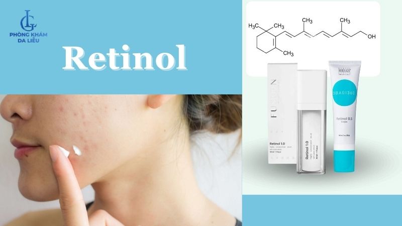 dùng retinol trị sẹo rỗ