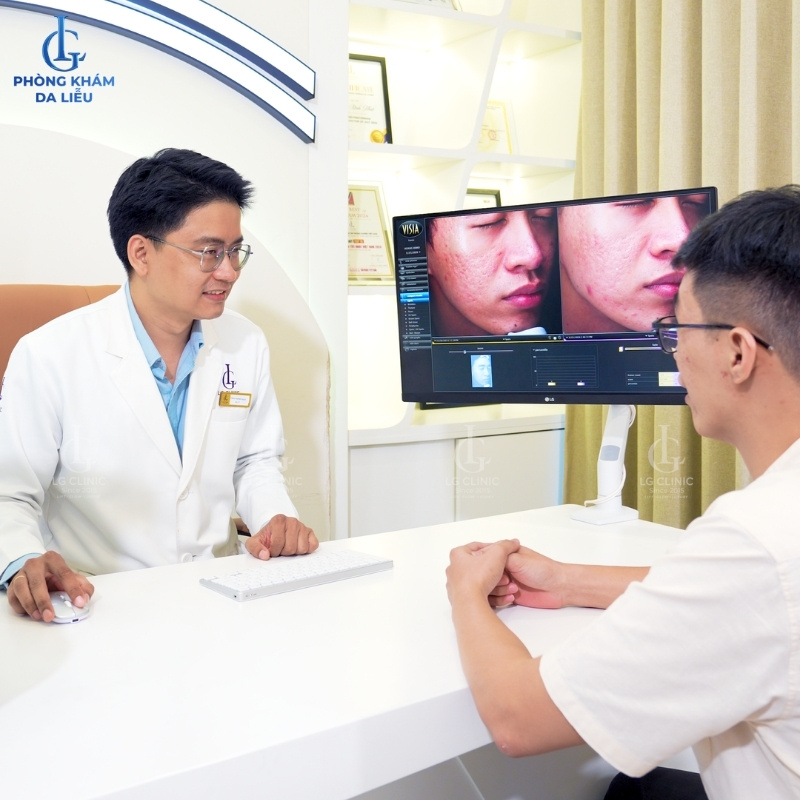 sau khi điều tri sẹo rỗ có thể ửng đỏ trong vài ngày