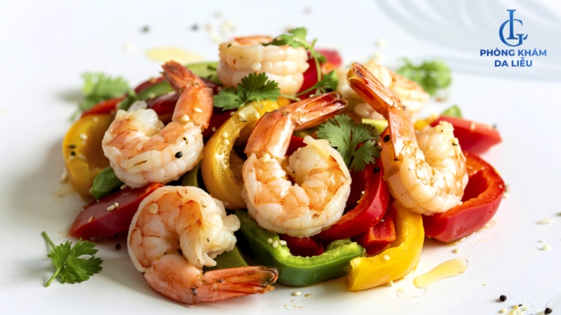 Ăn tôm có bị sẹo lồi không?