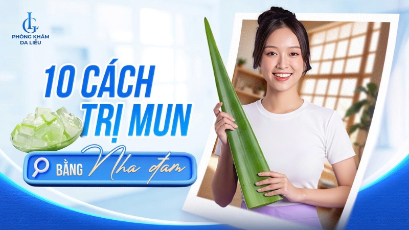 10 cách trị mụn bằng nha đam
