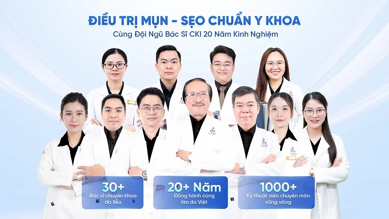 đội ngũ bác sĩ phòng khám da liễu lg
