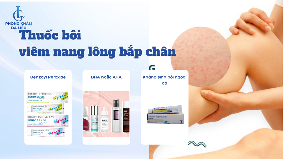 Thuốc trị viêm nang lông ở bắp chân