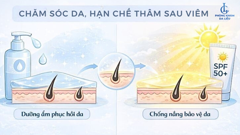 chữa viêm nang lông