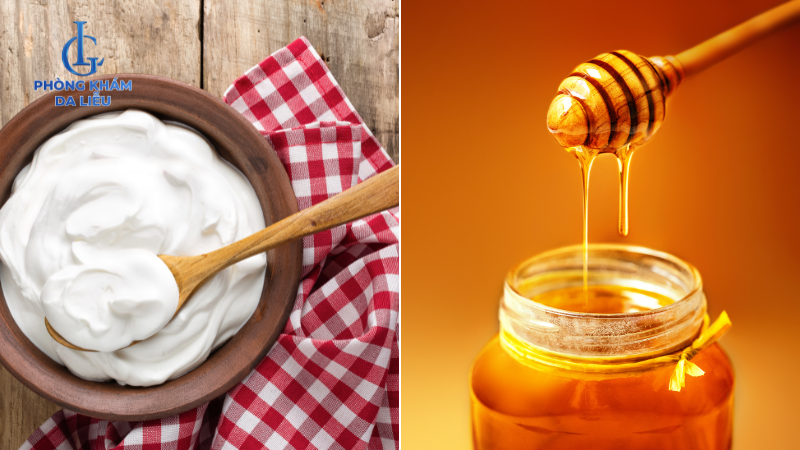 mật ong cà chua giảm mụn lưng