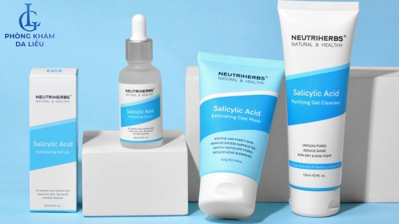 điều trị viêm nang lông bằng acid salicylic