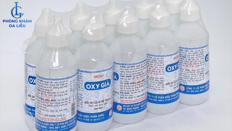 điều trị viêm nang lông bằng oxy già
