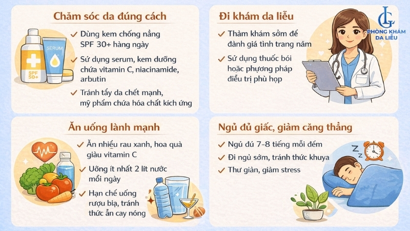 Cách xử lý nám mới