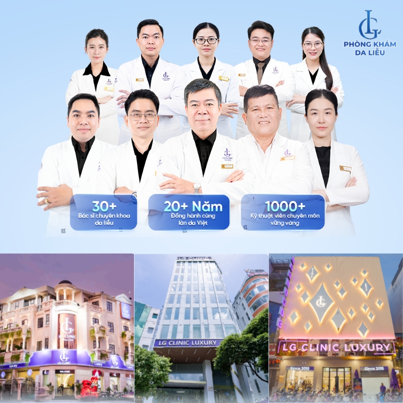 Phòng khám da liễu LG trị nám