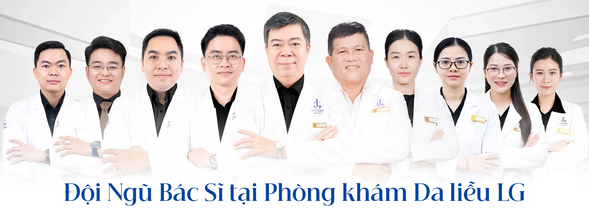 đội ngũ bác sĩ phòng khám da liễu LG