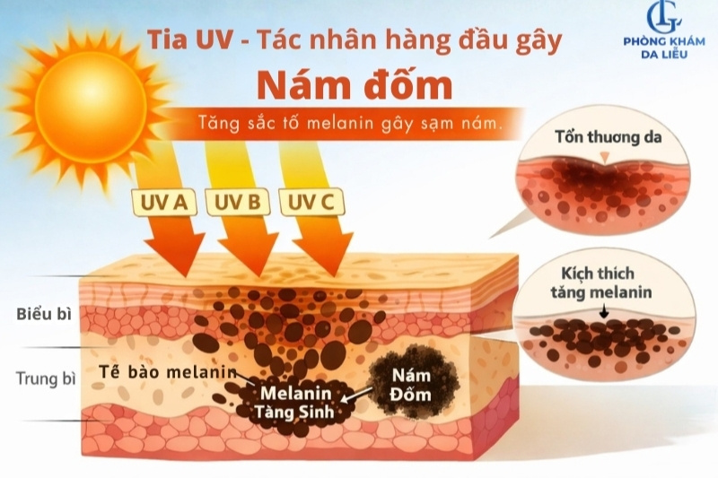 nám đốm là gì