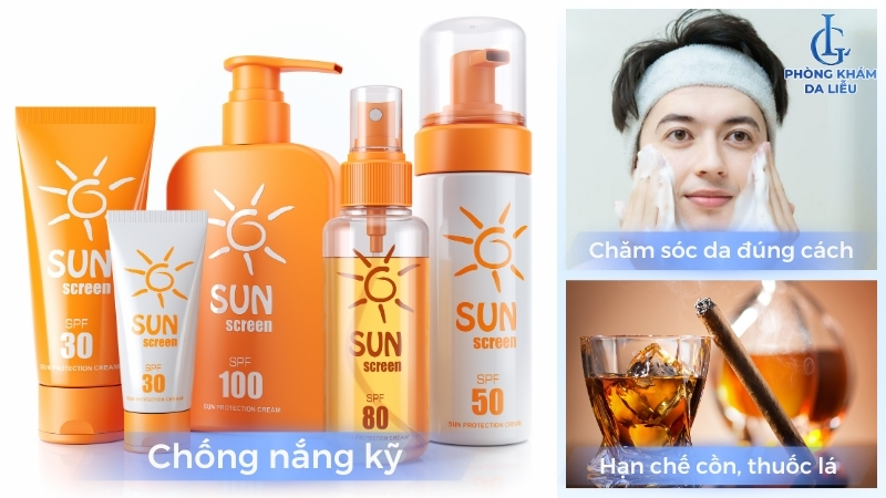 phòng ngừa nám mặt ở nam giới