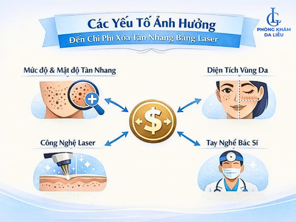 xóa tàn nhang bằng laser bao nhiêu tiền