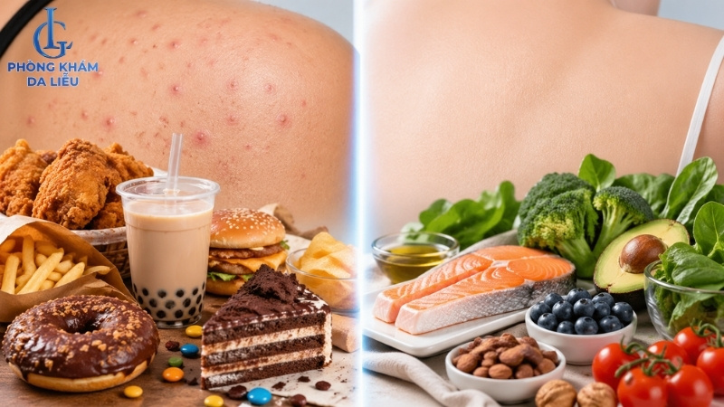 bị viêm nang lông nên ăn gì tốt