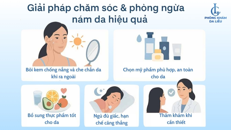 cách phòng ngừa nám da