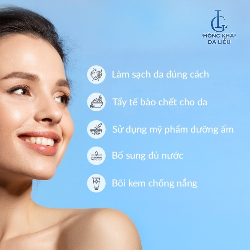 chăm sóc da tránh nám