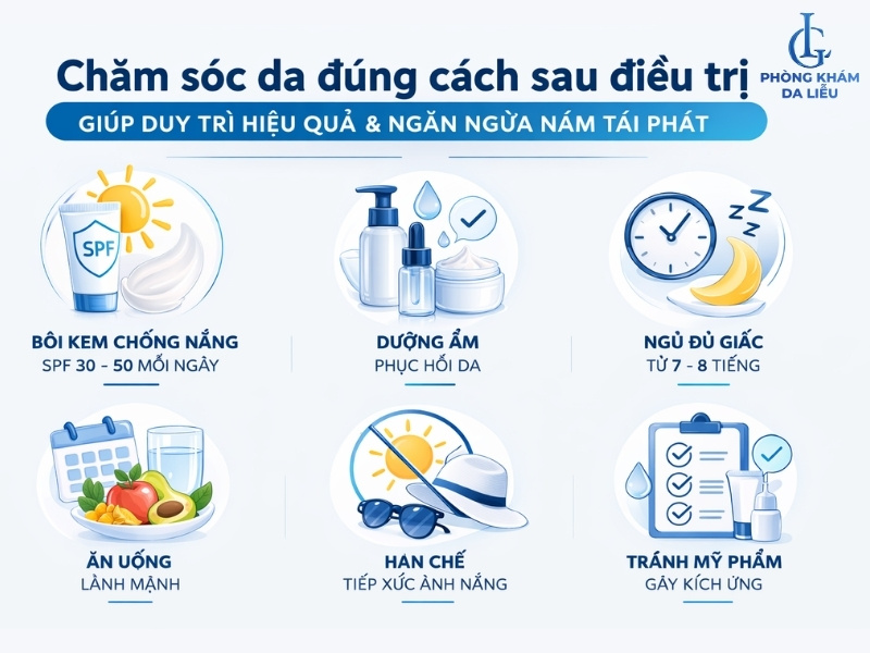 điều trị nám chân sâu