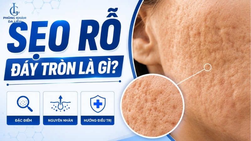 Sẹo rỗ đáy tròn là gì?