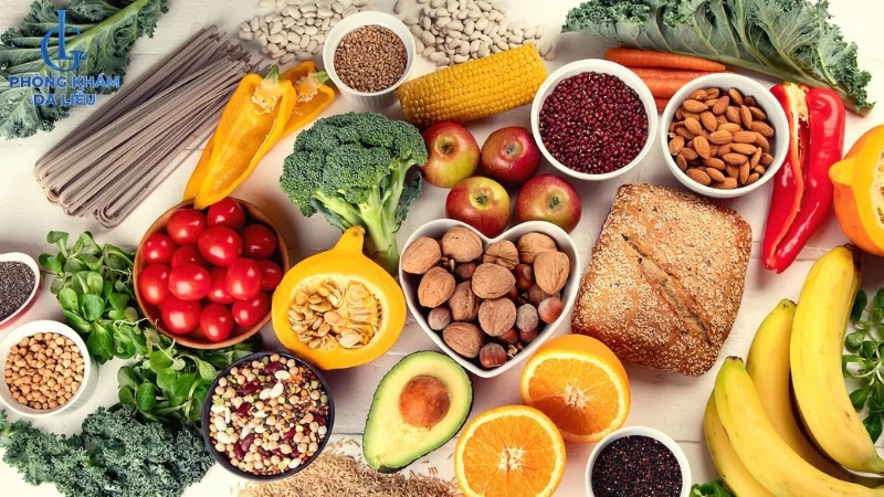 thực phẩm giàu xơ trị viêm nang lông