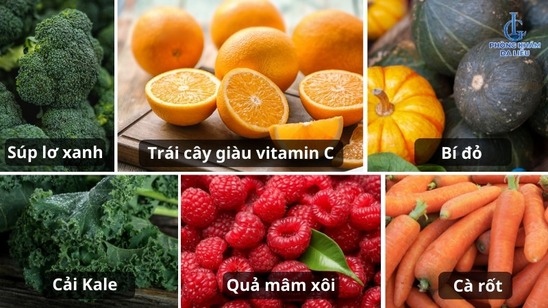 trị viêm nang lông nên ăn thực phẩm gì