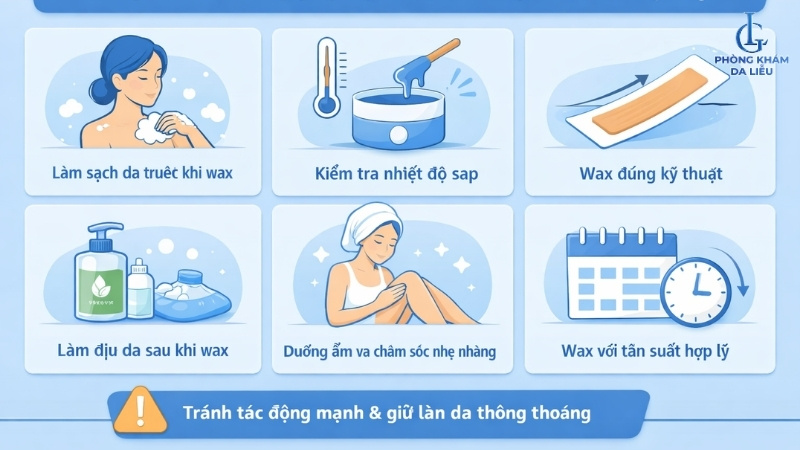 Lưu ý khi wax lông
