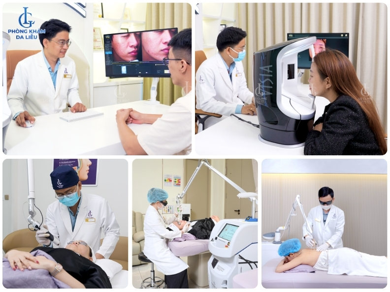 bác sĩ tại phòng khám da liễu lg quận 10