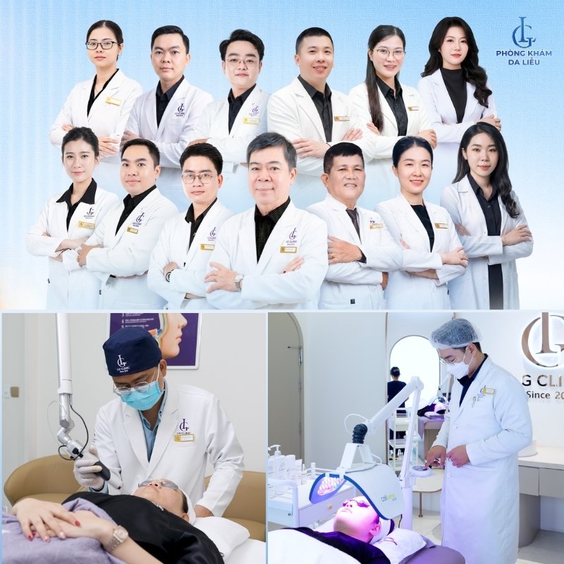 đội ngũ bác sĩ da liễu ở lg gò vấp