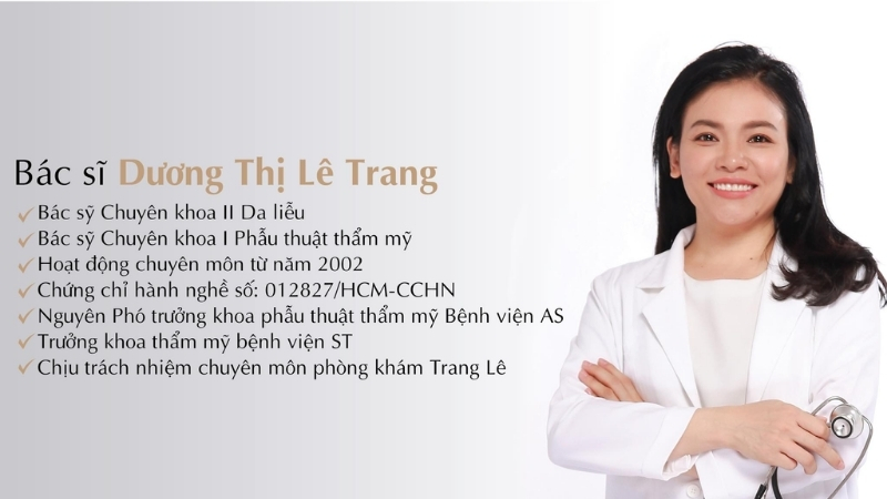 phòng khám da liễu dương thị lệ trang tân bình