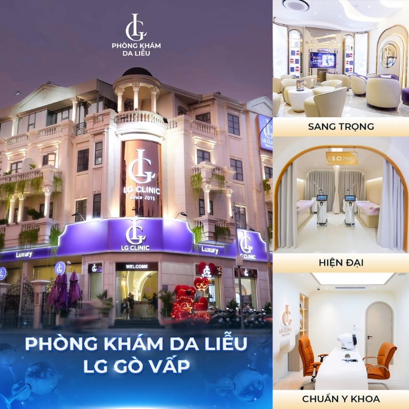 phòng khám da liễu lg ở gò vấp