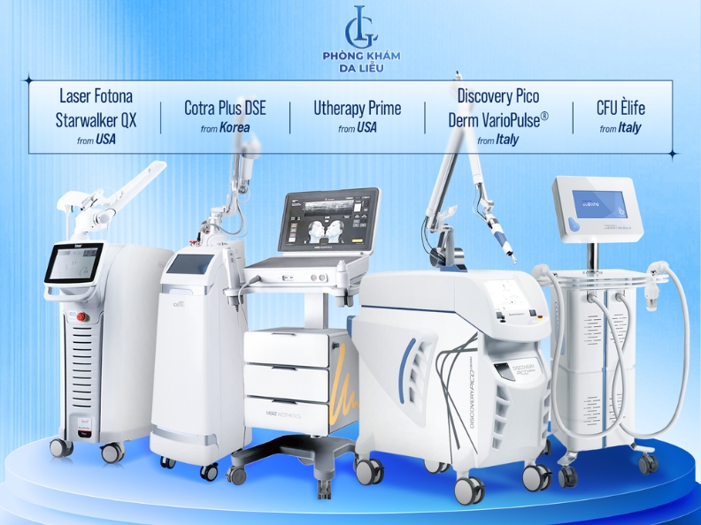 phòng khám da liễu lg ở quận 10