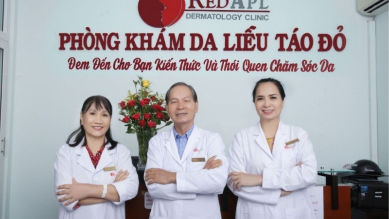 phòng khám da liễu tphcm táo đỏ
