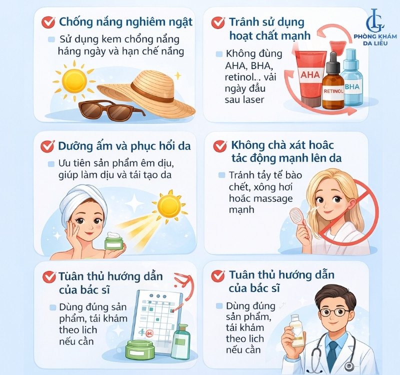 Lưu ý khi bắn tàn nhang