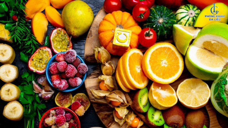 bị sẹo lõm nên ăn trái cây giàu vitamin C