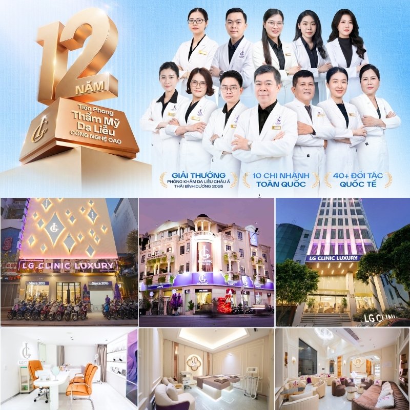 cơ sở vật chất phòng khám da liễu lg