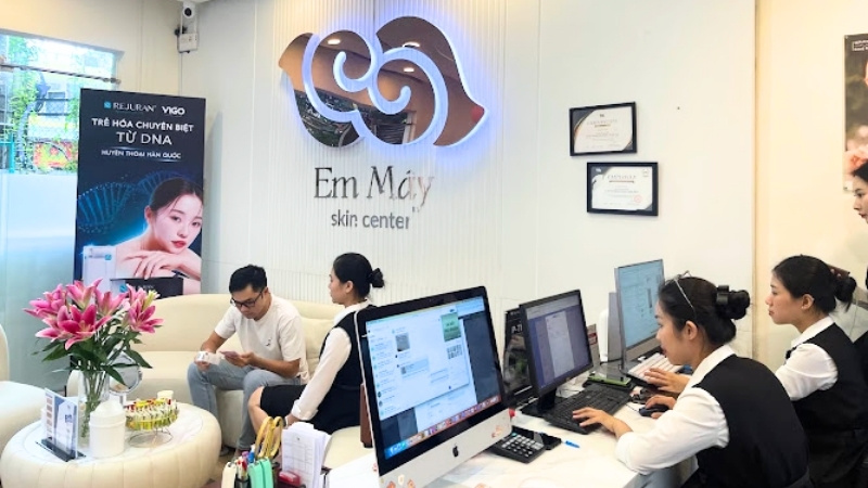 điều trị sẹo lõm em mây