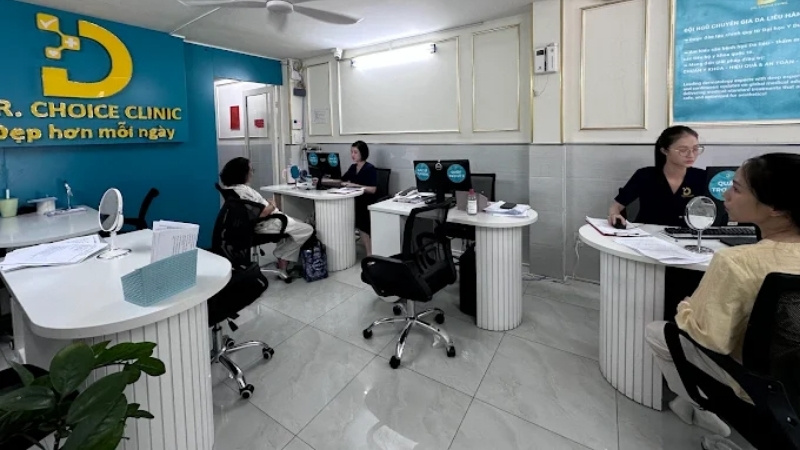 phòng khám da liễu doctor choice trị sẹo lõm