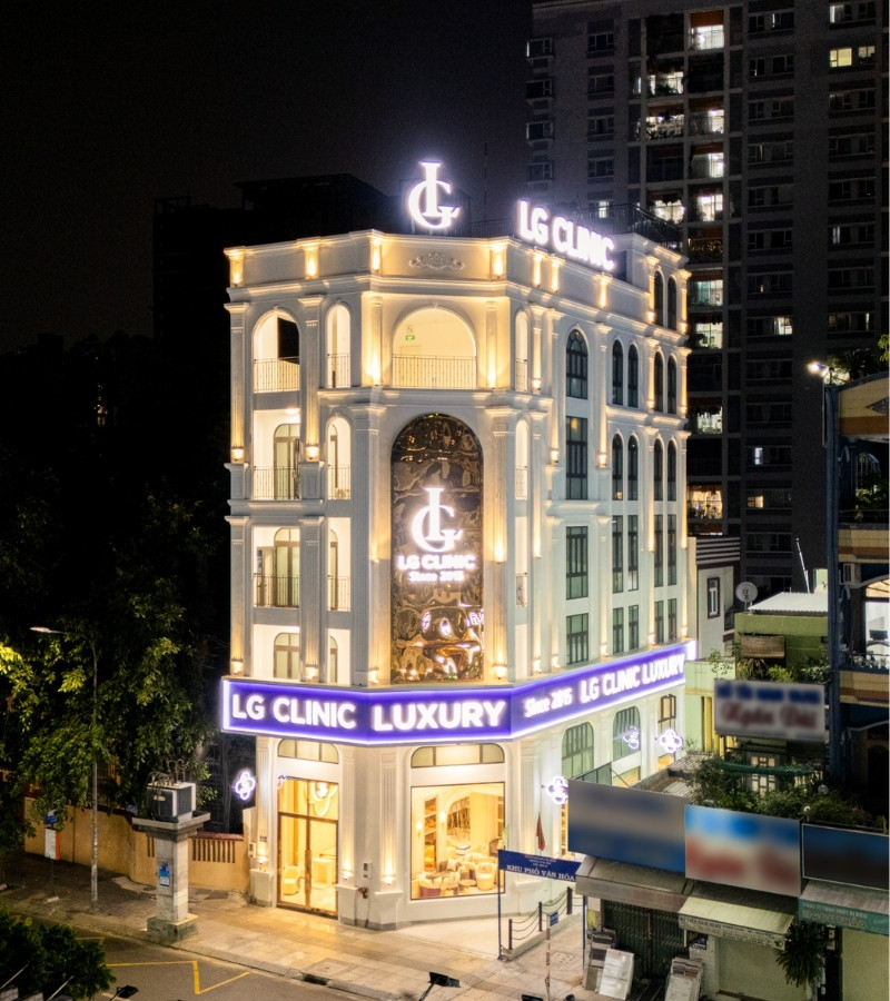 phòng khám da liễu lg clinic tân phú luxury