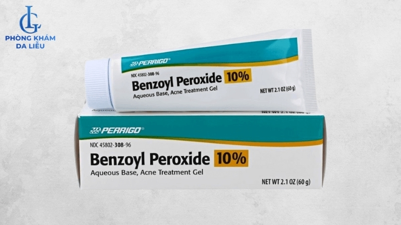 Sử dụng benzoyl peroxide trị mụn lưng đúng cách