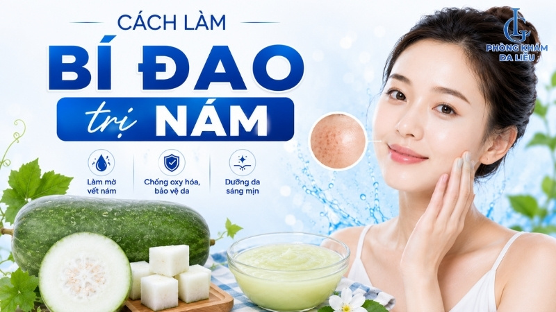 Cách làm bí đao trị nám