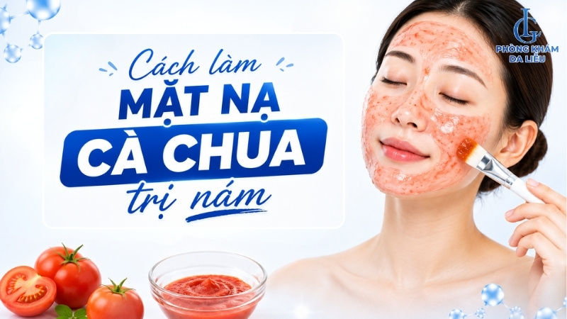 Cách làm mặt nạ cà chua trị nám